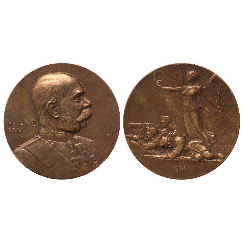 Ferenc József hadsegélyező hivatal háborús érem 1914